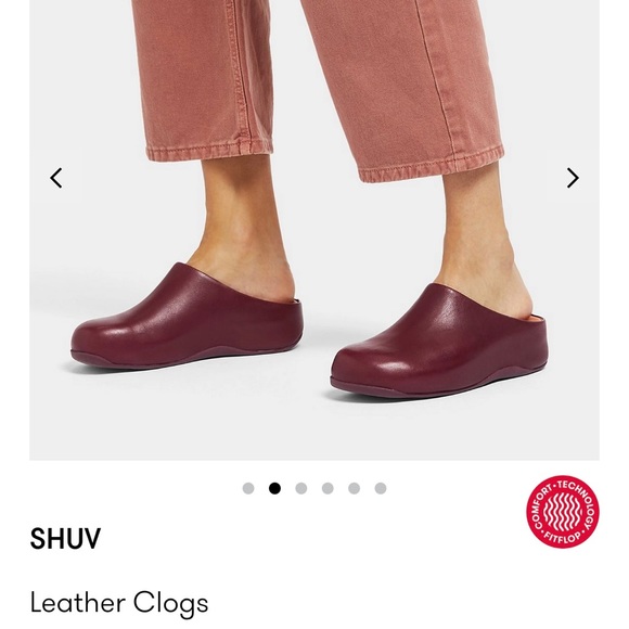 fitflop shuv leather clogs